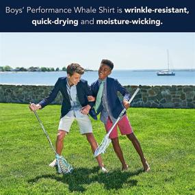 img 1 attached to 👕 Arawak Gingham Performance Boys' Clothing by Vineyard Vines