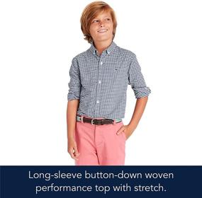 img 2 attached to 👕 Arawak Gingham Performance Boys' Clothing by Vineyard Vines