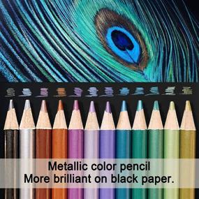 img 2 attached to 🎨 Artownlar Drawing Sketching Set 72 Pack: Pro Art Supplies Artist Coloring Kit with 3-Color Sketchbook, for Adults, Kids, Teens - Graphite, Black White Charcoal, Colored, Eraser Pencil in Portable Case