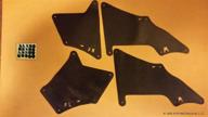 🛡️ yota liners set of four splash shields with clips for 4runner 2010-2020 - ultimate fender protection kit logo