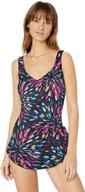maxine hollywood womens swimsuit sparkler logo