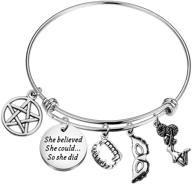 🧛 the vampire gift: empowered by belief, achieving the impossible - inspirational vampire charm bracelet logo