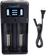 trustfire rechargeable batteries 100 240v included logo