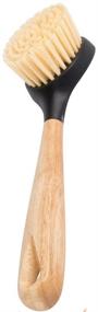 img 3 attached to 🧽 Set of 2 Lodge Cast Iron Scrub Brushes, 10-Inch