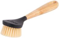 🧽 set of 2 lodge cast iron scrub brushes, 10-inch logo