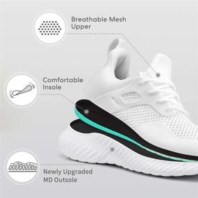 img 2 attached to Lightweight and Comfortable Women's 👟 Footfox Athletic Sneakers - Premium Athletic Shoes