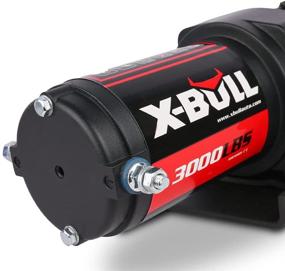 img 2 attached to 🏞️ X-BULL 12V 3000LBS Electric Winch with Synthetic Rope: Ideal Off-Road ATV/UTV Towing Companion featuring Mounting Bracket, Wireless Remote Control, and New Design