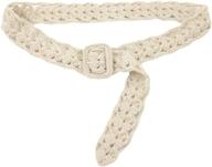 👗 cinlan women's boho-inspired rope braid waist belt logo