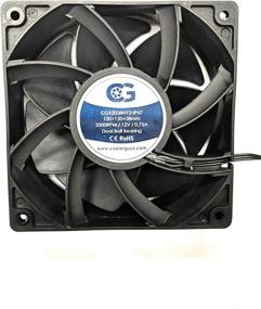 img 2 attached to 🌬️ Enhance Your Cooling System with Coolerguys 120mm High Airflow Waterproof IP67 12v Fan