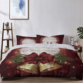 img 2 attached to Christmas Hypoallergenic Microfiber Comforter Bedspread