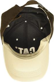 img 1 attached to 👒 Caterpillar Men's Trademark Microsuede Cap: Premium Quality Headwear for Style & Comfort