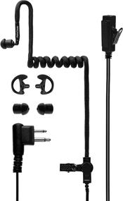 img 4 attached to 📞 Motorola Compatible Walkie Talkie Earpiece with Moisture Resistant Acoustic Tube and Mic - CP185 CP200 GP2000 P1225 CLS1410 CLS1110 GP300 T600 T100 T800 - Includes 2 Black Medium Earmolds - by ParaComm