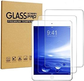 img 4 attached to 📱 High-Quality 2-Pack Tempered Glass Screen Protector for iPad Air/Air 2 / Pro/New iPad 9.7 - Sincase Clear 9H Glass Film Cover