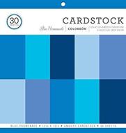 📝 colorbok 73467a smooth cardstock paper pad, 12x12, blue promenade: premium quality crafting paper for vibrant designs logo