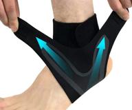 👣 xl ankle support kit: ankle straps, brace compression sleeves for men, women, kids – ideal for injury recovery, reduce swelling, strains & sprains fatigue – breathable, adjustable design logo