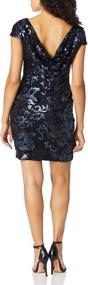 img 2 attached to Calvin Klein Womens Sequin Gunmetal Women's Clothing