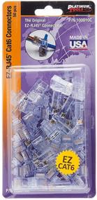 img 2 attached to 🔌 Platinum Tools 100010C EZ-RJ45 Cat 6+ разъемы, в упаковке по 50 штук