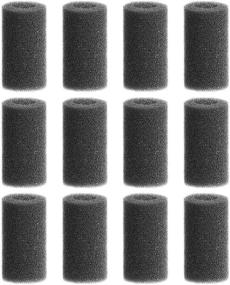 img 4 attached to 🐠 Enhance Your Aquarium Filtration with KINMINGZHU 12-Piece Black Pre-Filter Sponge Foam Roll