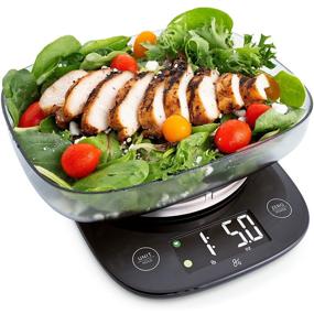 img 4 attached to 🍽️ Optimal Precision Kitchen Scale with Custom-Built Bowl - Supreme Accuracy, Single Sensor, Digital Scale for Master Food Preparation, Designed in St. Louis, High Capacity of 11 Pounds