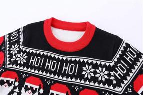 img 2 attached to Amberetech Christmas Sweatshirt Pullover Ho Black Boys' Clothing