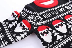 img 1 attached to Amberetech Christmas Sweatshirt Pullover Ho Black Boys' Clothing