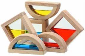 img 1 attached to Sustainable Building with PlanToys: Rubberwood Non-Toxic Solutions