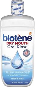 img 2 attached to Biotene Fresh Mint Mouthwash - Pack of 2, 16 ounce Bottles - Relieves Dry Mouth
