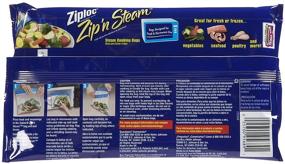 img 1 attached to 🔥 Ziploc Zip'N Steam Cooking Bags, 10 count-2 pack