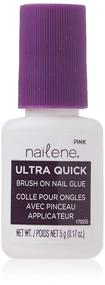 img 3 attached to 💅 Nailene Pink Brush-On Nail Glue - Durable & Easy-to-Apply False Nail Adhesive for Long-lasting Repairs - Quick-Drying Formula with 7-Day Hold - Nailene Nail Care Essential, 1 Pack (COSNAI842)