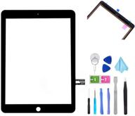 t phael black digitizer repair kit for 2018 ipad 9.7-inch 6th gen a1893 a1954 - touch screen digitizer replacement (home button not included) + pre-installed adhesive + tools logo