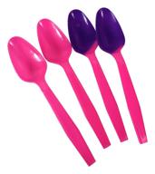 🥄 go-2 products p2100pkp color changing spoons, 5", 0.25" h x 0.3" w x 5" l, pink to purple (pack of 1000) logo