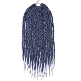 img 4 attached to Crochet Synthetic Extensions Braiding Strands