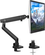 enhance your workspace with the mount-it! premium single monitor arm mount stand – vesa 75 100 compatible логотип