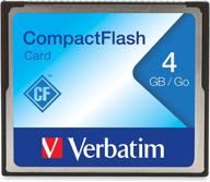 💾 вербатим 95188 черная карта памяти compactflash со 4 гб: высокопроизводительное решение логотип