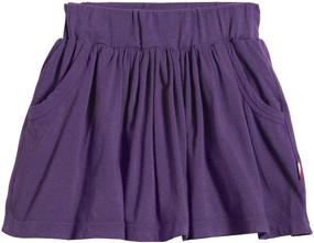 img 4 attached to School and Sports Girls' Skort - 100% Cotton for Running, Tennis, Golf