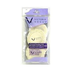 img 2 attached to 🎀 Victoria Vogue Round Puff Pressed Powder Puff, 4-Pack (SG_B00GHQBX2U_US)