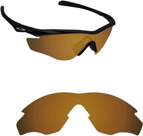 img 4 attached to Заменяемые линзы Alphax с поляризацией для мужской оправы Oakley для солнцезащитных очков и аксессуаров для зрения