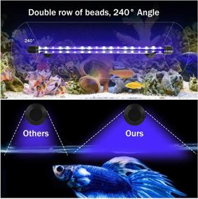 img 3 attached to Enhance Your Fish Tank with NO.17 Submersible LED 🐠 Light: Newest 240°Angle Underwater Aquarium Lighting Solution, IP68, 5050 SMD LEDs