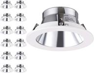 torchstar 12-pack 4-inch recessed can light trim kit for improved seo logo