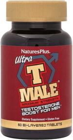 img 4 attached to 🌱 NaturesPlus Ultra T Male - Продленное высвобождение - Усилитель тестостерона для мужчин - 60 билошерстных таблеток - Стимулирует здоровую сексуальную функцию, набор мышечной массы - Вегетарианский, без глютена - 30 порций.