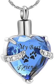 img 4 attached to ❤️ Constantlife Heart-Shaped Cremation Jewelry for Ashes: A Beautiful Way to Memorialize Your Best Friend