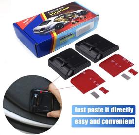 img 3 attached to 🚗 U.S. Army Car Door Projector Logo Lights - 2Pcs, Universal Wireless Sensor Courtesy LED Ghost Shadow Lights Welcome Lamp for Veterans Day Gifts, Suitable for All Models