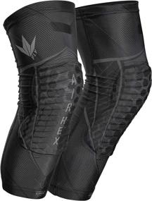 img 4 attached to 🎯 Bunkerkings Fly Compression Knee Pads - Black: Enhanced Protection for Paintball Players