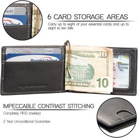 img 1 attached to 👜 Rogue Industries: Stylish Minimalist Leather Men's Wallets & Accessories for Efficient Organization