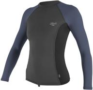 👕 o'neill premium skins upf 50+ long sleeve rash guard: ultimate protection for women logo