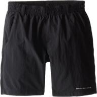 🩳 columbia boys' backcast short: comfortable and durable shorts for active boys logo
