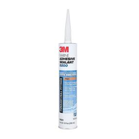 img 4 attached to 3M Marine Adhesive Sealant 5200 (06501) Permanent Bonding And Sealing For Boats And RVs Above And Below The Waterline Waterproof Repair