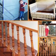 👶 secure your baby's safety with our baby rail net for banister and balcony - available at kids' home store logo