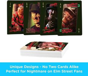 img 2 attached to 🃏 AQUARIUS A Nightmare on Elm Street Playing Cards - Nightmare-themed Deck for Your Card Games - Officially Licensed Merchandise & Collectibles