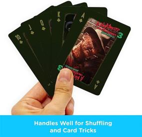 img 1 attached to 🃏 AQUARIUS A Nightmare on Elm Street Playing Cards - Nightmare-themed Deck for Your Card Games - Officially Licensed Merchandise & Collectibles